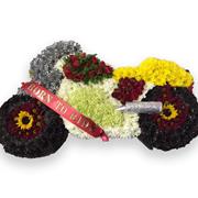 Motorbike Floral Tribute Display