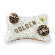 Golden Ball Pillow