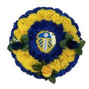 Leeds United artificial wreath