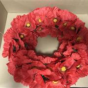 Poppy wreath artifical