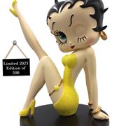 Betty Boop Limited Edition Leg Up Yellow
