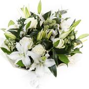  White Lilies and Roses
