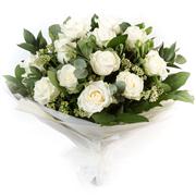 12 Long Stemmed White Roses