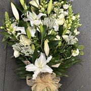 Peaceful All White Sheaf