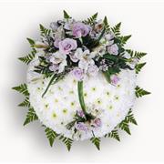 Lilac &amp; Cream round based pad