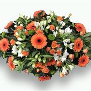 Orange &amp; White Spray 
