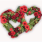 Red Loose Double Heart 