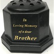Grave vase Brother