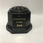 Grave vase son