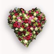 Mixed Rose Heart 