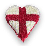 England Flag Massed Heart