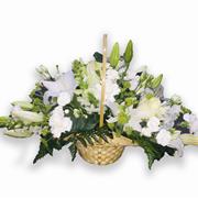 Large White Basket