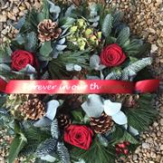 Festive Memorial wreath 