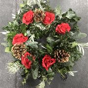 Festive memorial wreath B