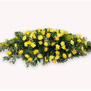  Carnation &amp; Rose Casket Spray