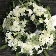 Ex large wreath with stand
