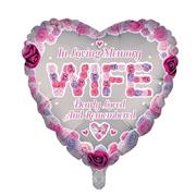 Remembrance Balloon Wife Heart