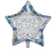 Remembrance Balloon Dad Star
