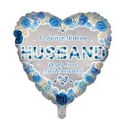 Remembrance Balloon Husband Heart