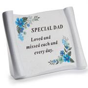 Dad Floral Scroll