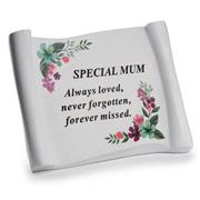 Mum Floral Scroll