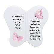Nan White Butterfly