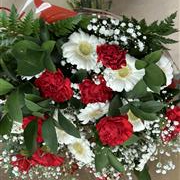 Gerbera and carnation
