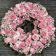 Sugar candy rose wreath