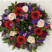 Raspberry Wreath