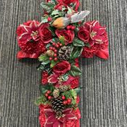 Remembrance cross  Christmas wreath