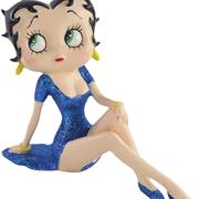 Betty Boop Demure Blue Glitter