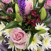 Handtied presented bouquet 