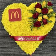 Lily and mix Casket Spray