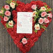 Heart  mum artificial tribute