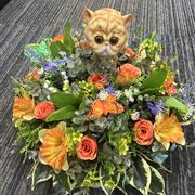 CAT Posy funeral display