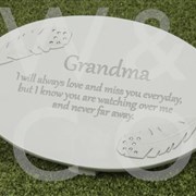 Oval Plaque Grandma