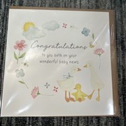 Gift card Congratulations baby