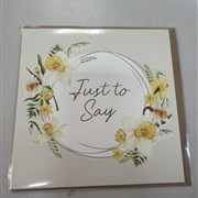 Gift card just to say